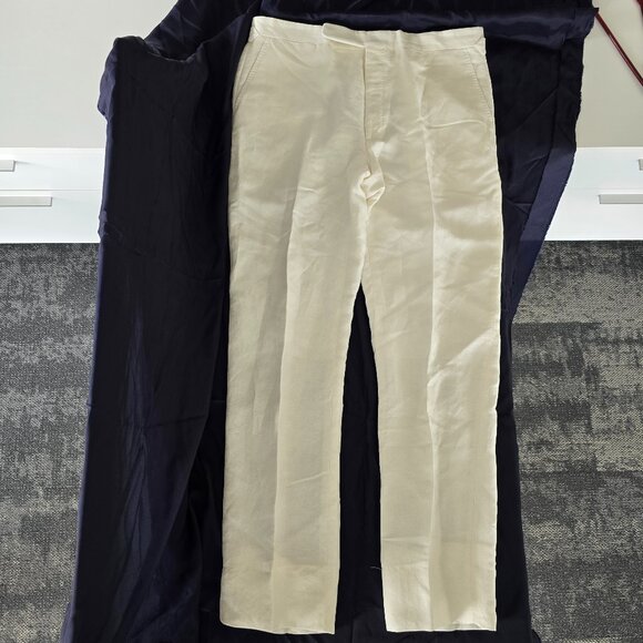 Ralph Lauren Purple Label GREGORY linen trousers size US 38 - Picture 1 of 16